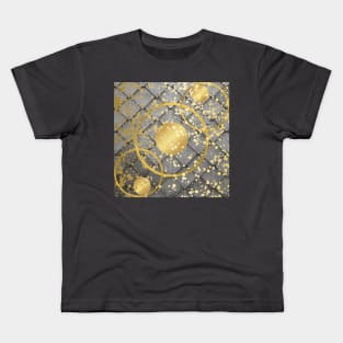 Geometric Golden Circle Abstract Kids T-Shirt